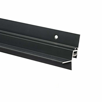 Профиль скрытого типа для потолка, UB1, матовый черный, 2,5 м