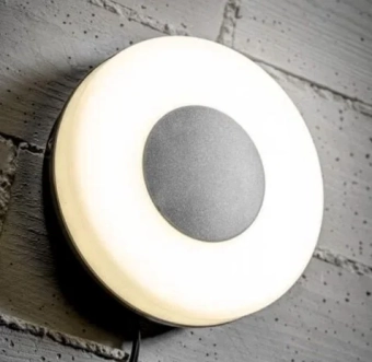 Настенный светильник LED TWIST уличный 10W 750LM IP65 4000K круглый черный LD-TWI10WOK-40