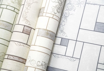 Виниловые Обои на Бумажной Основе - Ceramica PL510-21 - Палитра 0.53 х 10.05 м