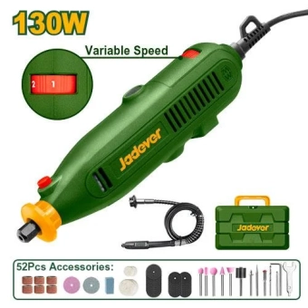 Мини-шлифовальная машина 220-240V 130W + 52 ед. аксессуары; JDRY1D131 Jadever