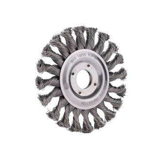 Щетка проволочная плетеная круговая для УШМ (Болгарки) Ø125 мм