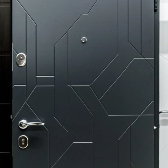 Дверь входная металлическая Aplot Classic Econom, 860*2040мм, R, E226-3D Antratit DM202-S3P, E226 Antratit