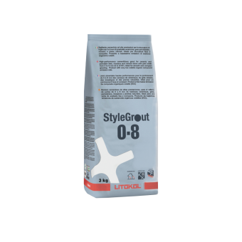 Затирка цементная для швов Litokol StyleGrout, серебристый-3, 3 кг 
