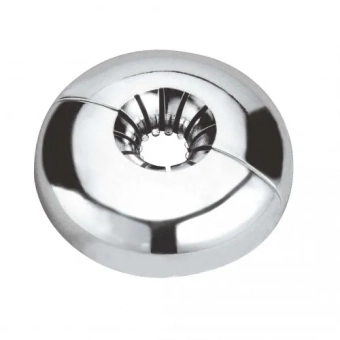 Универсальная хромированная розетка из ABS-пластика - 60x16 мм