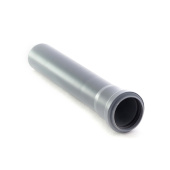 Труба канализационная ПВХ (PVC) SN2. Ø110x2.2x1000 мм. PRO, серый.