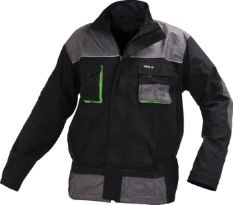 Куртка рабочая р.XL, YT-80162, YATO, черный/серый