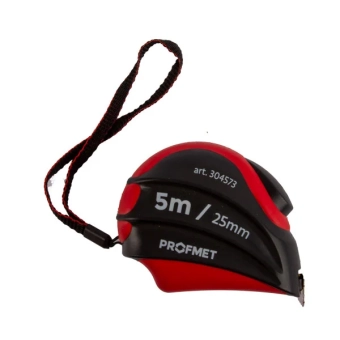 Рулетка с автостопом и нейлоновым покрытием ленты 3м "PROFMET"